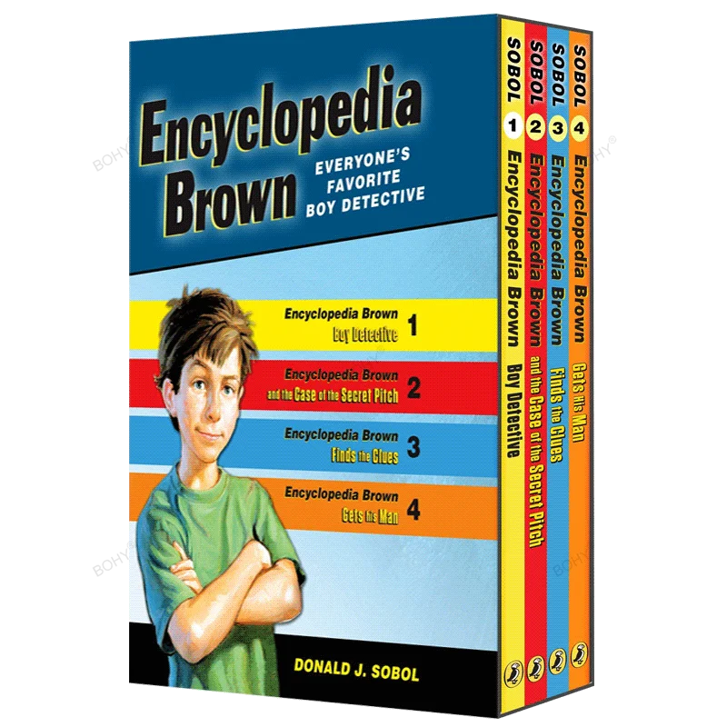 

Boxed Set of 4 Volumes of Original English Encyclopedia Brown