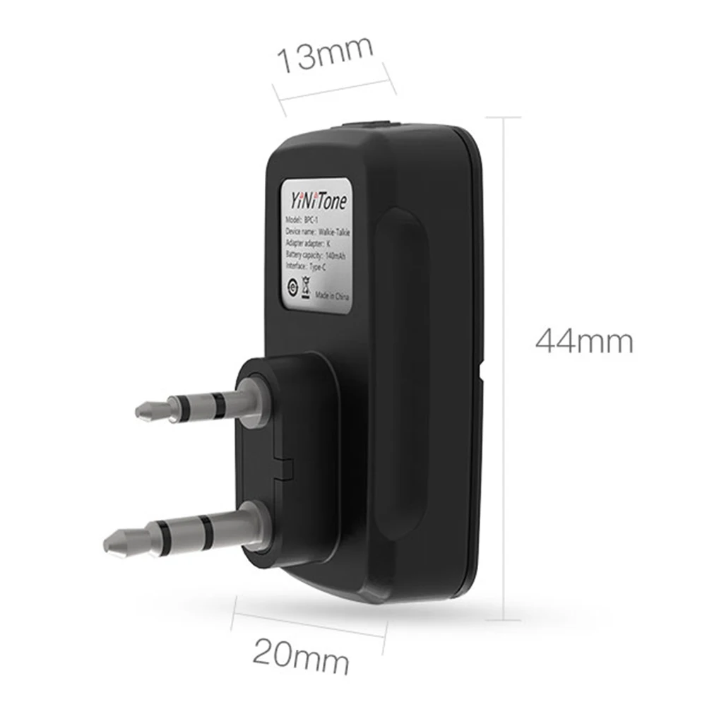 BPC-1 トランシーバー ワイヤレス プログラマー USB-C 充電 K-Head BT 周波数書き込みツール 軽量 Baofeng UV-5R/BF-888S 用