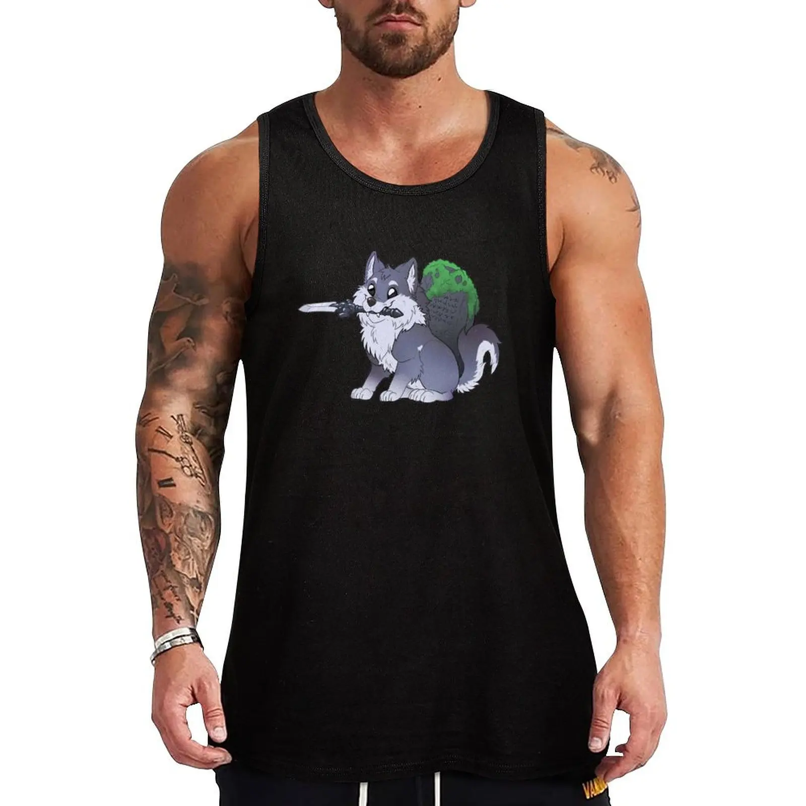 

Great Grey Wolf Sif Tank Top cotton t-shirts man sleeveless shirt man