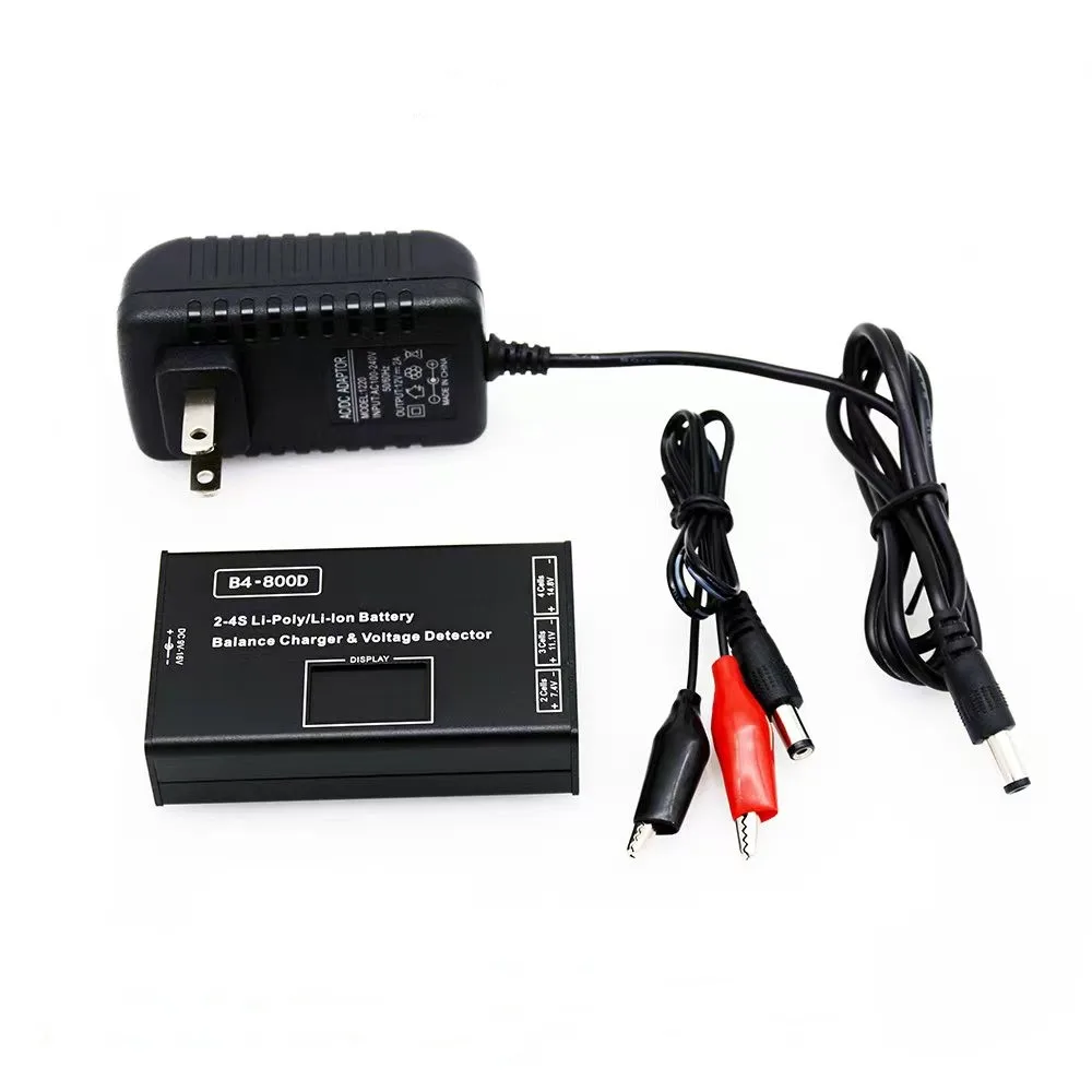 BC-4S15D/B4-800D Battery Lithium Lipo Balance Charger With Voltage Display Screen 800mA/1500mA For 2s-4s RC FPV Quadcopter Drone