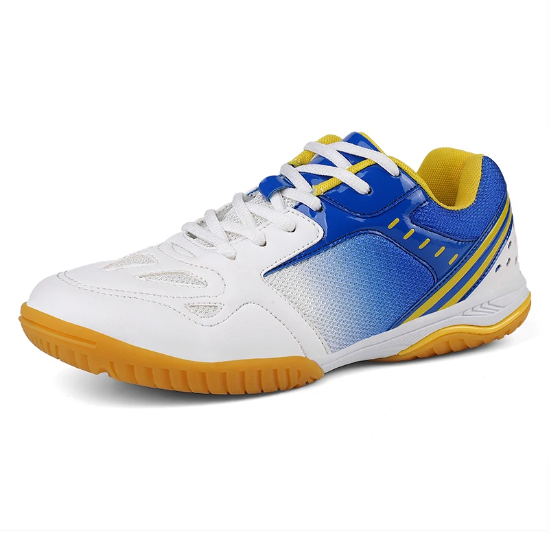 

Professional Ping Pong Shoes for Men Women Anti Slip Design Blue Black Man Table Tennis Practice Gym Shoes Big Size