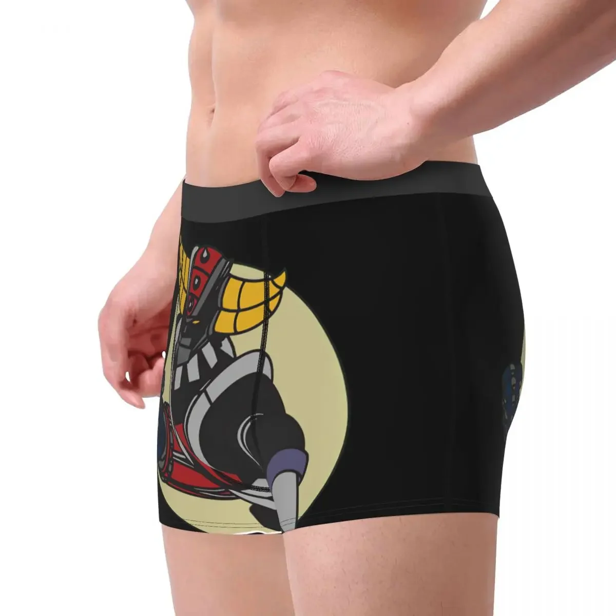 Goldrake, Japan,robot Underpants Breathbale Panties Male Underwear Print Shorts Boxer Briefs