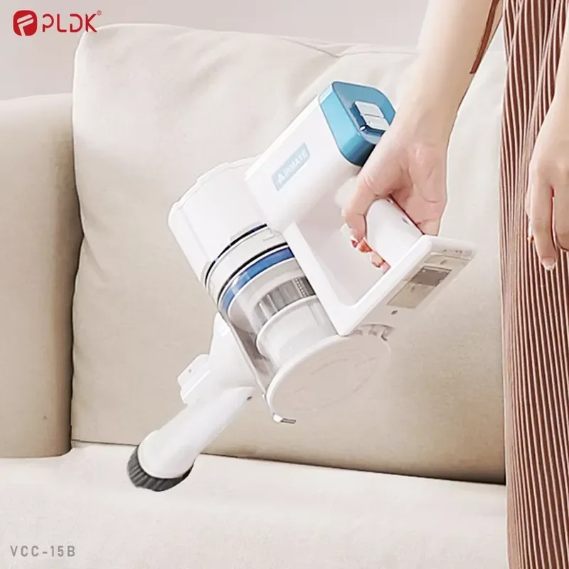 OEM ODM 220W Led Display Batteries Rechargeable Bagless Cordless Hand Vacuum Cleaner