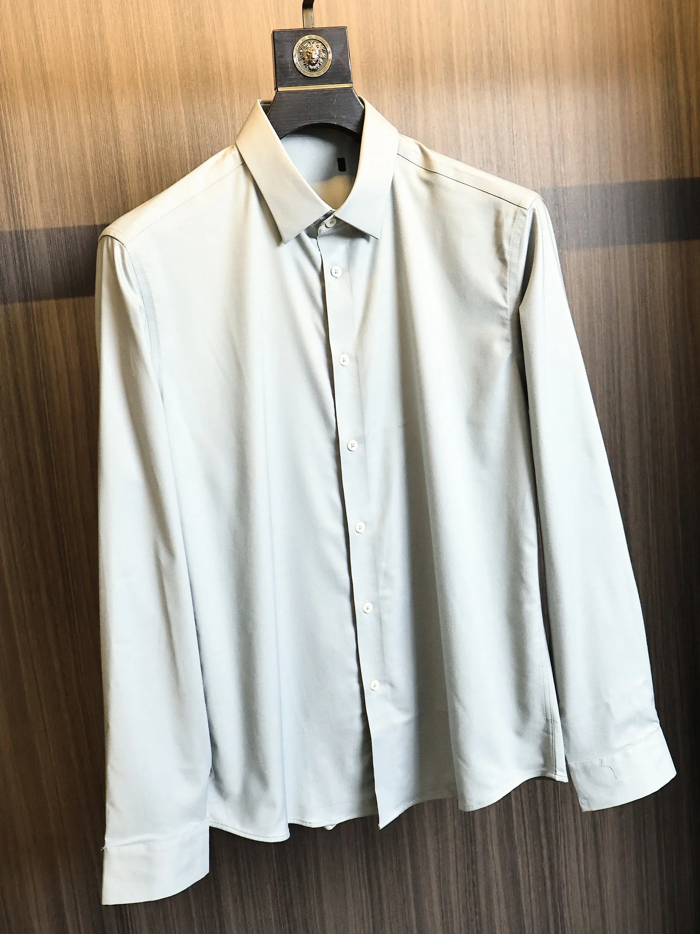 H-Home Men's Long Sleeve Business Shirt Comfortable Commute Versatile Skin-friendly Foldover Collar Standard Fit Fashion Urba...