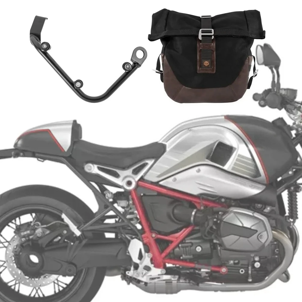 For BMW R NineT All Years Quick Release-Saddlebag Bag Racer Scrambler Vintage Retro Luggage Bag Support Bracket Mount Holder