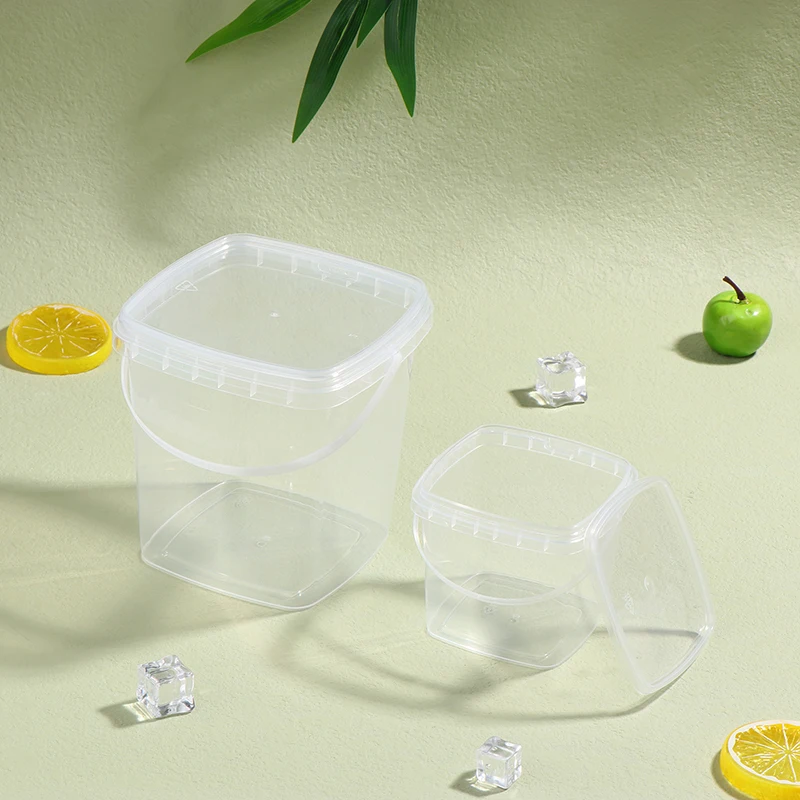 دلو بلاستيكي فارغ بغطاء ، برطم - مراجعة Meal Prep Jar وسعره