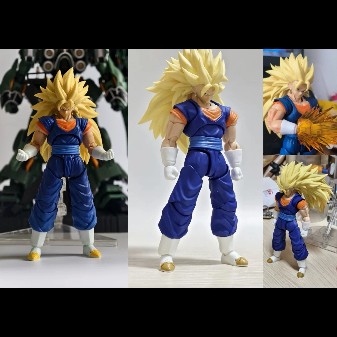 In Stock ZD Studio Dragon Ball Super Saiya SSJ3 Vegito Bardock Son Goku Goku Black Gogeta Head Accessories Kit Action Figure view 2