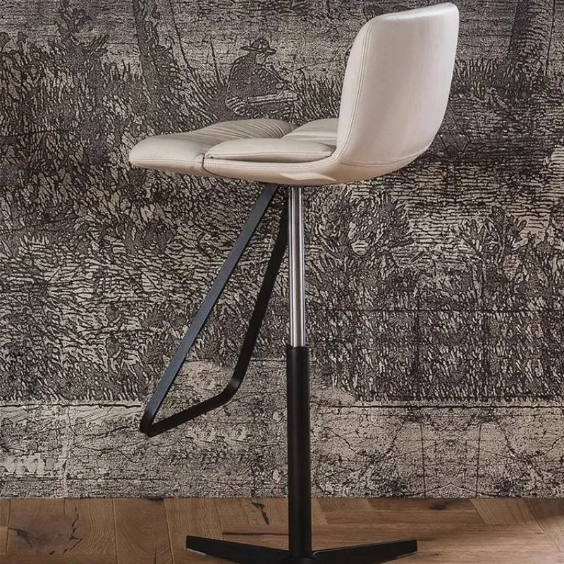 

Stainless Outdoor Bar Chair Comfortable Quality Breakfast Office Bar Chair Pliable Beige Bancos De Barra De Cocina Bar Furniture