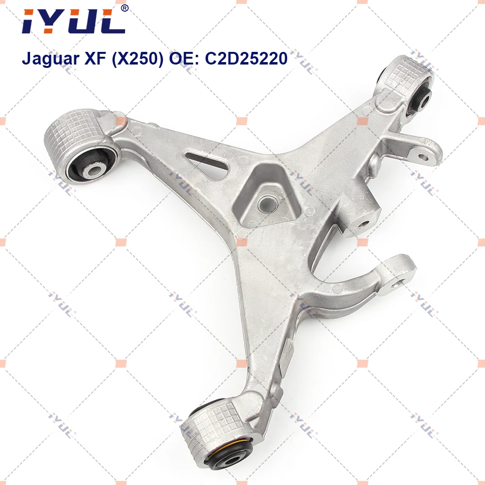 Rear Lower Suspension Control Arm Straight For Jaguar XF X250 XJ X350 XJL X351 C2D25221 C2D25220 C2D42388 C2D42387