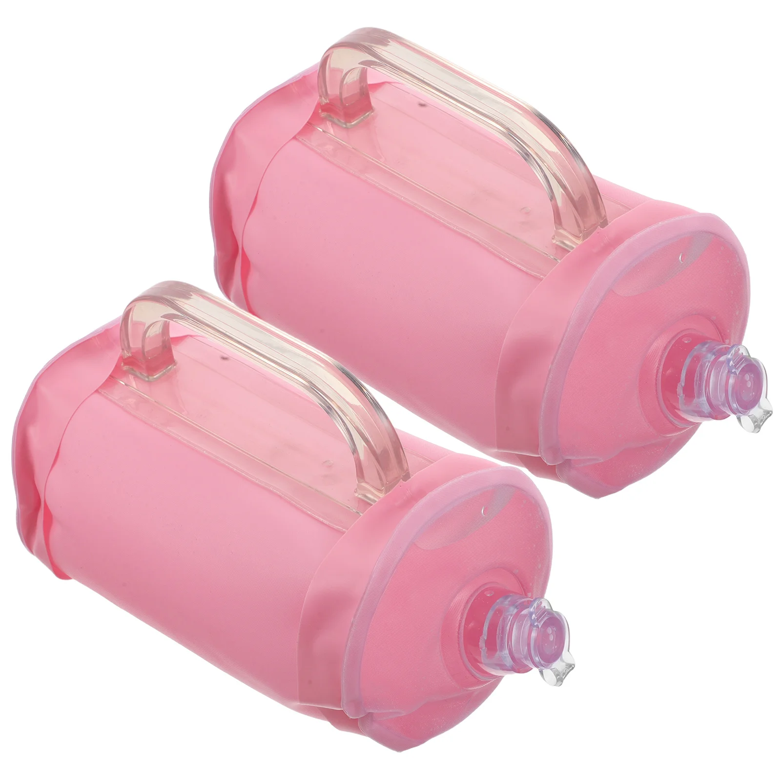 2 pçs halteres ajustáveis cheios de água vazio pvc para casa e viagens fitness treinamento de força de corpo inteiro suprimentos esportivos 2kg