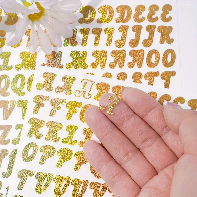 ملصقات رمز الحروف والأرقام، لسكرابوكينغ، بطاقات المعايدة، الأكواب، الحرف اليدوية، برطمانات التوابل، حفلات العطلات، ديكورات الهدايا، DIY