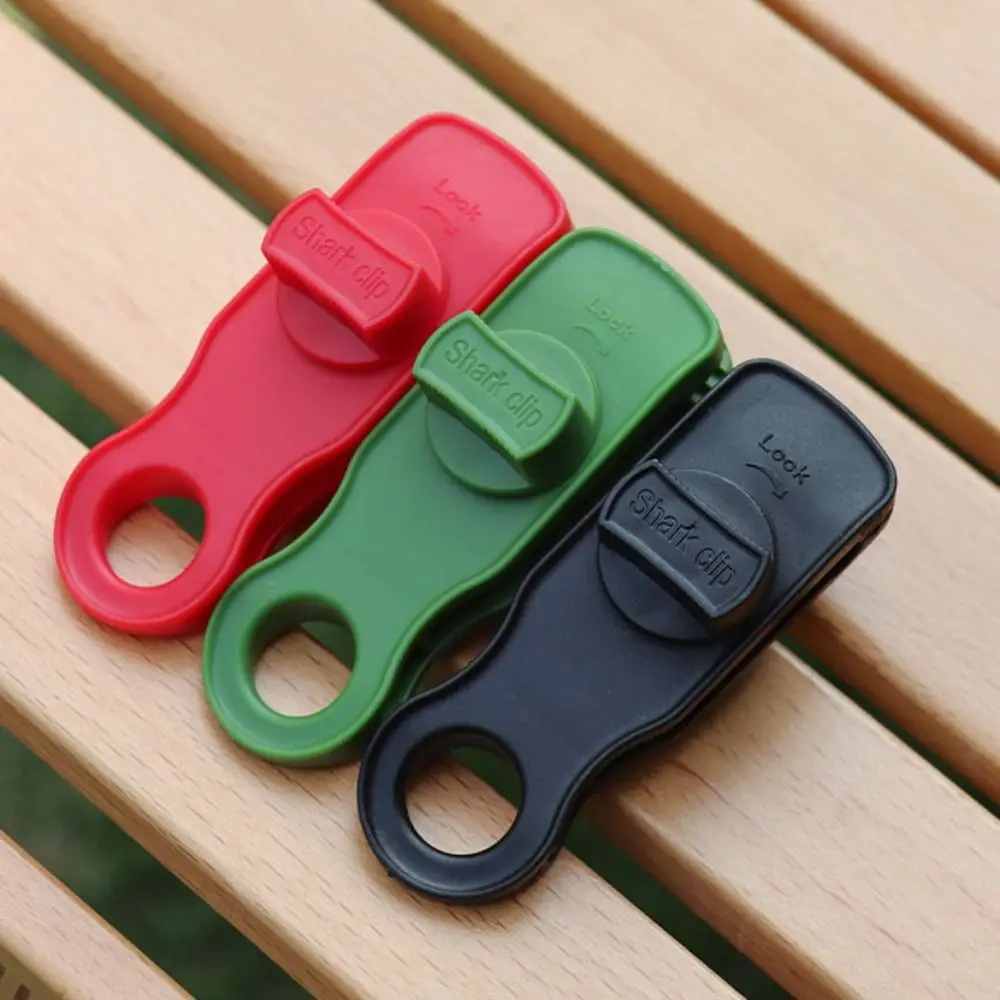 

2pcs Windproof Outdoor Camping Tent Buckle Reusable Nylon Fixing Shark Clips Clamps 3 Colors Canopy Awning Tarp Cord Buckle
