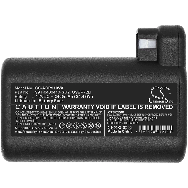 CS 3400mAh Battery For Electrolux PI91-5SSM 900277292 900277466 PI92-4STN  900277469 PI92-4ANM 900277482 PI81-45WN - AliExpress