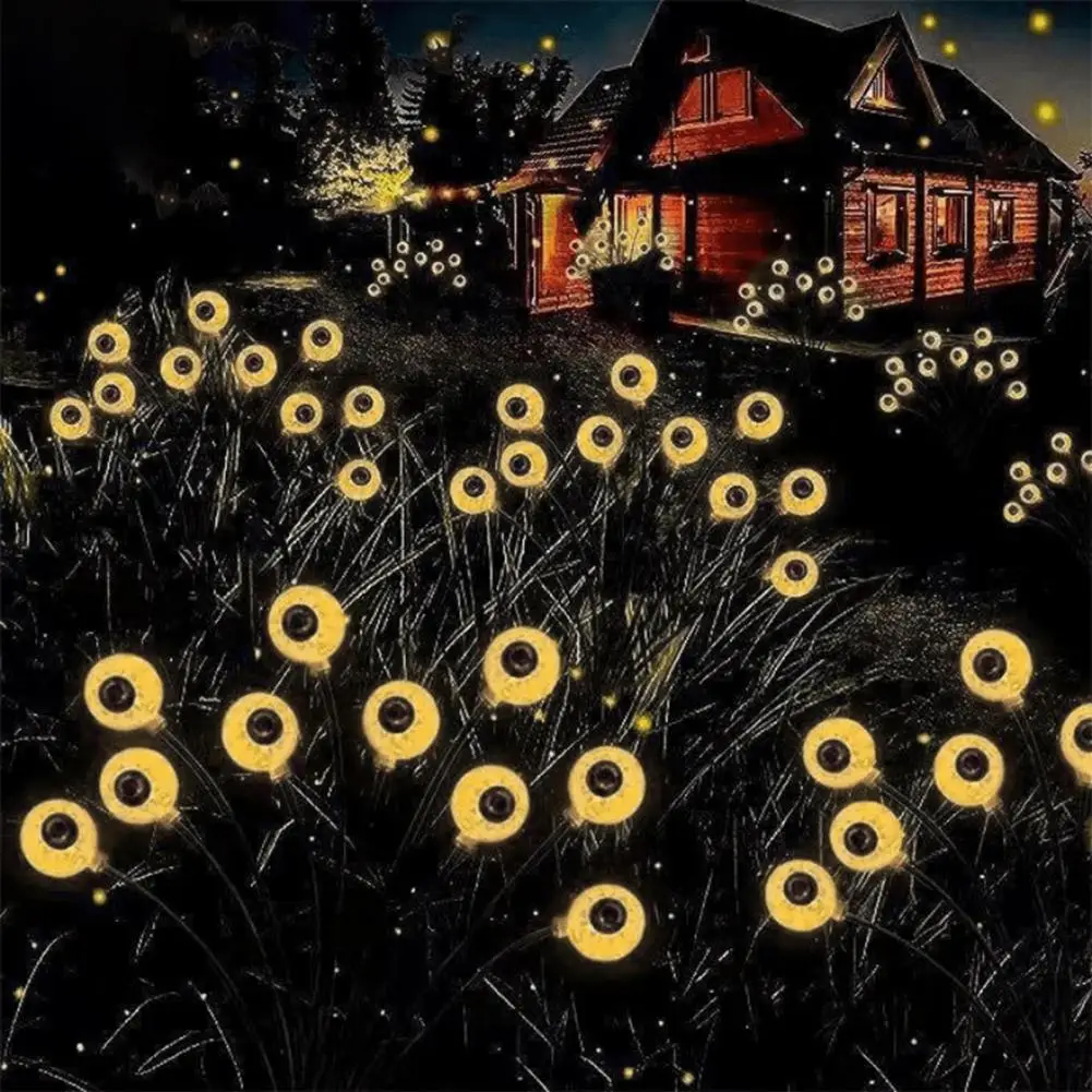 Led Ghost Eyes Spooky Halloween Outdoor Solar Lights Ghost Eyeball Stake Light Bleeding Eyeballs Firefly Lamps for Yard Garden