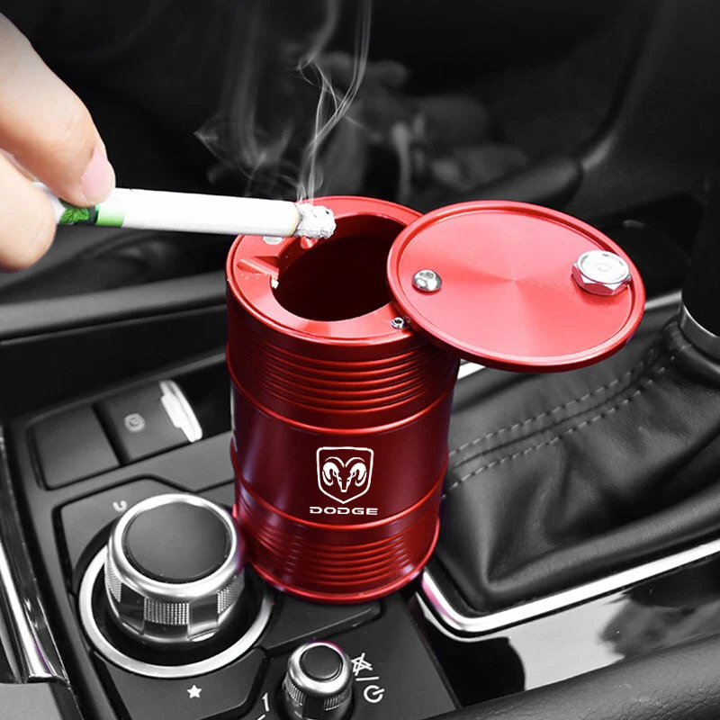 Universal Portable Car Ashtray Auto Ashtray Cigarette for Dodge SXT DART Challenger RAM 1500 Charger Avengr Car Accessories