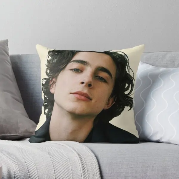 Timothee Chalamet Beautiful Boy  Printing Throw Pillow Cover Wedding Case Fashion Decor Waist Pillows not include One Side