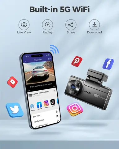 8 best sales azdome dash cam - №6