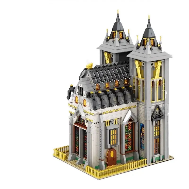 Reobrix 66027 Cidade Street View Arquitetura Igreja Medieval Bloco de Construção Infantil Modelo Brinquedo 3468PCS