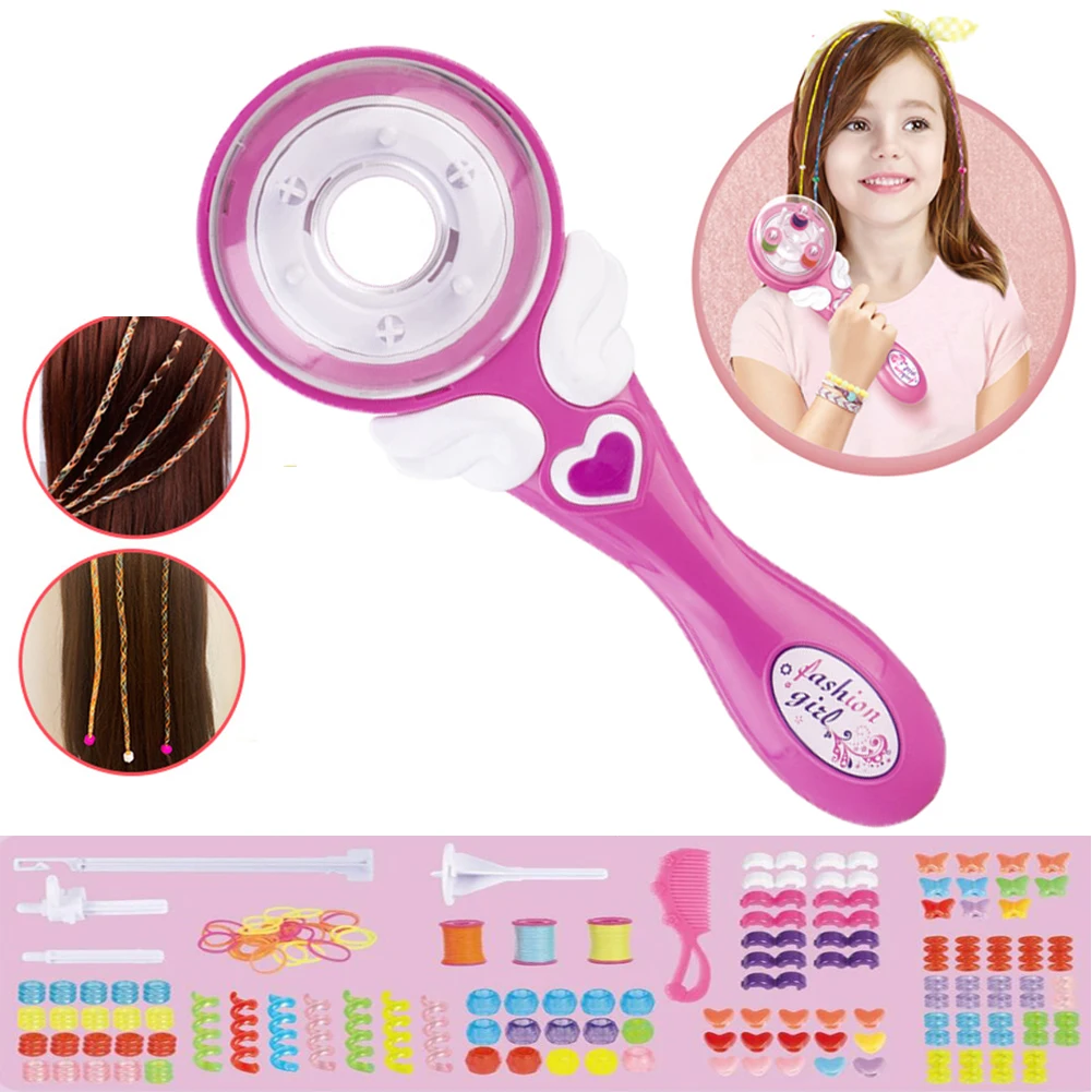 Electric Automatic Hair Braider DIY Hair Weave Roller Machine Twist Knitting Roll Twisted Braiding Styling Tools Girl for Gift