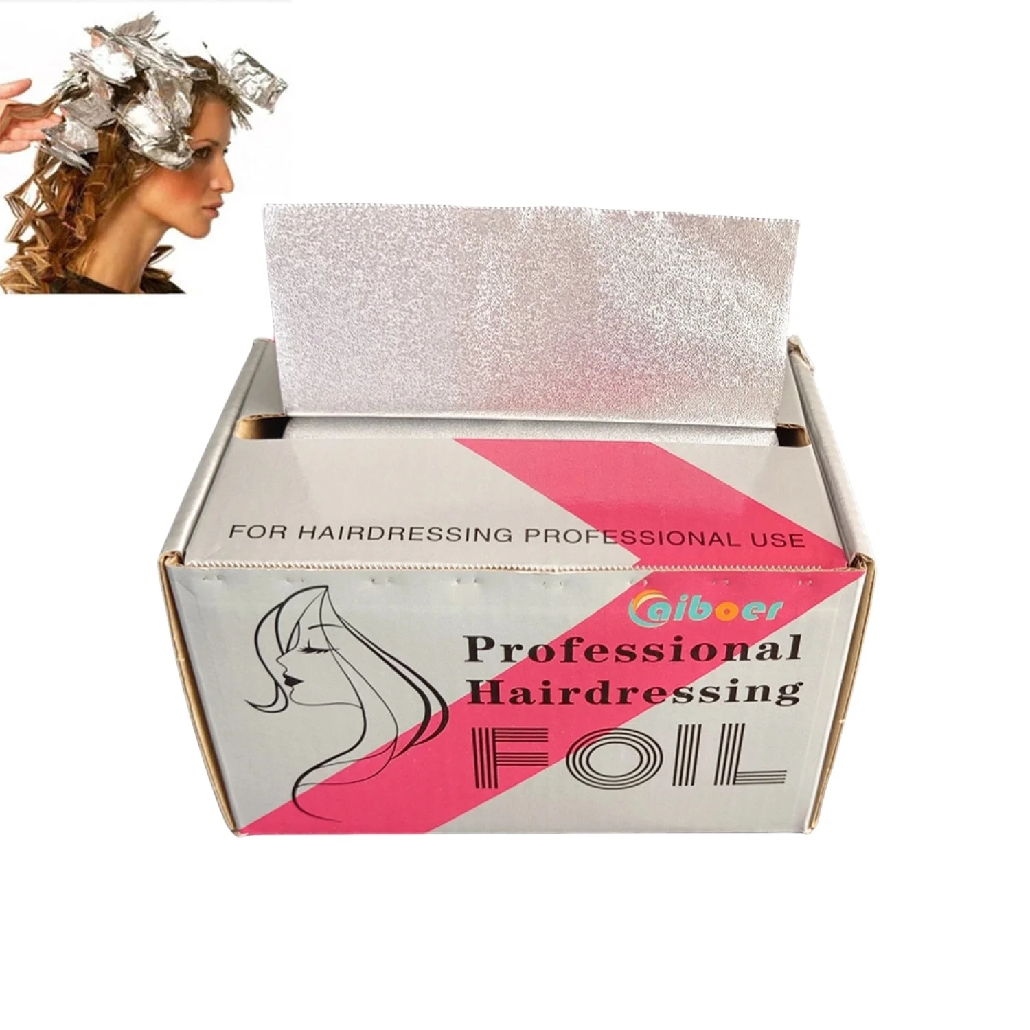 

1roll Hair Coloring Aluminum Foil Tin Aluminum Foil Sheets Hairdressing Perm Foil for Salon Barber Shop