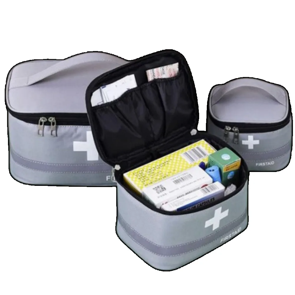 Portable First Aid Kit Travel Emergency Bag Home Outdoor Health Organizer Case Pouch Box Home Storage