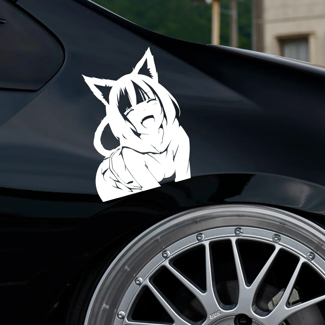 Catniang animation waterproof sticker 4-7 inch character pain sticker, car window pen, motorcycle luggage decoration