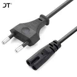 EU Power Cable 2pin IEC320 C7 US Power Extension Cord For Dell Laptop Charger Canon Printer Radio Speaker PS4