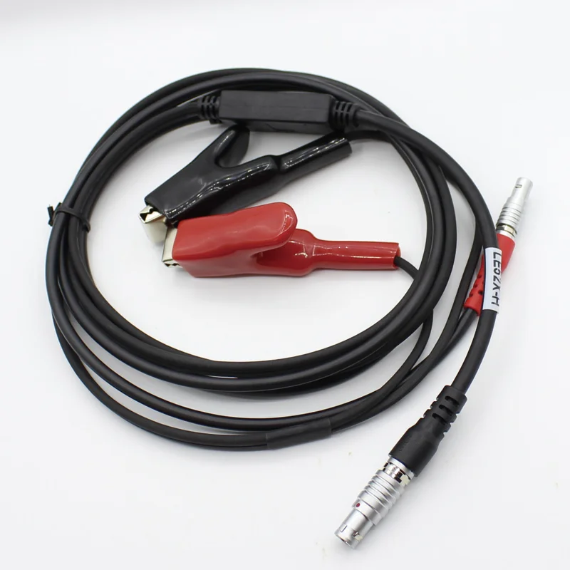 

Instrument Power Cable LE52X-H Connect Stonex Geomax Unistrong GPS to ADL PDL,5-Pin To Alligator LE52X-H Data Cable