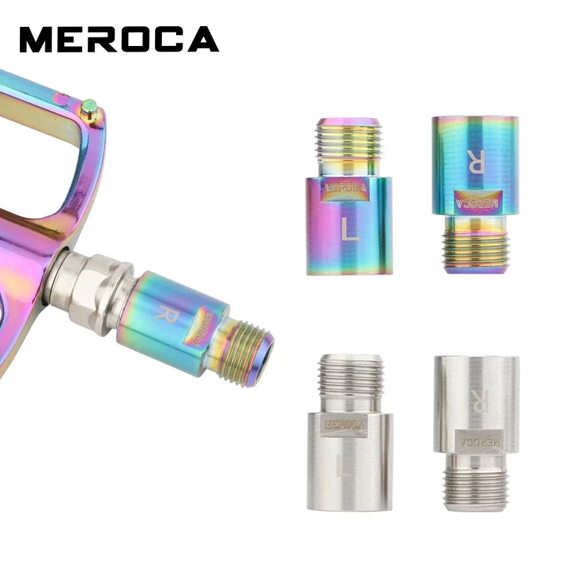 MEROCA Mountain Bike Pedal Extender Chromium Molybdenum Steel Pedals Extended Axis EIEIO Bicycle Parts