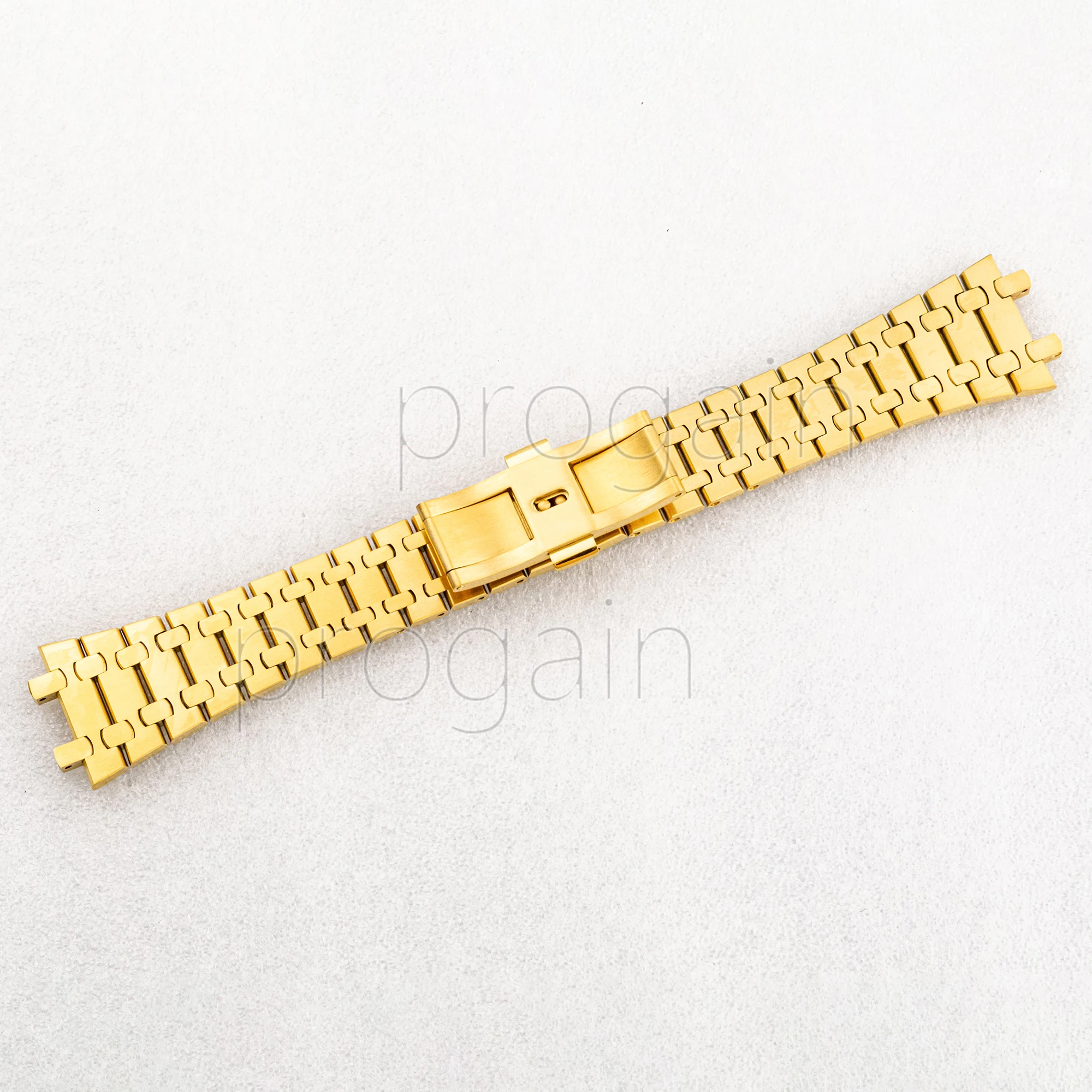 26mm Watch Strap Stainless Steel Watchband For Royal Oak Watch Strap Folding Buckle Solid Wristband Watch Parts Accessories