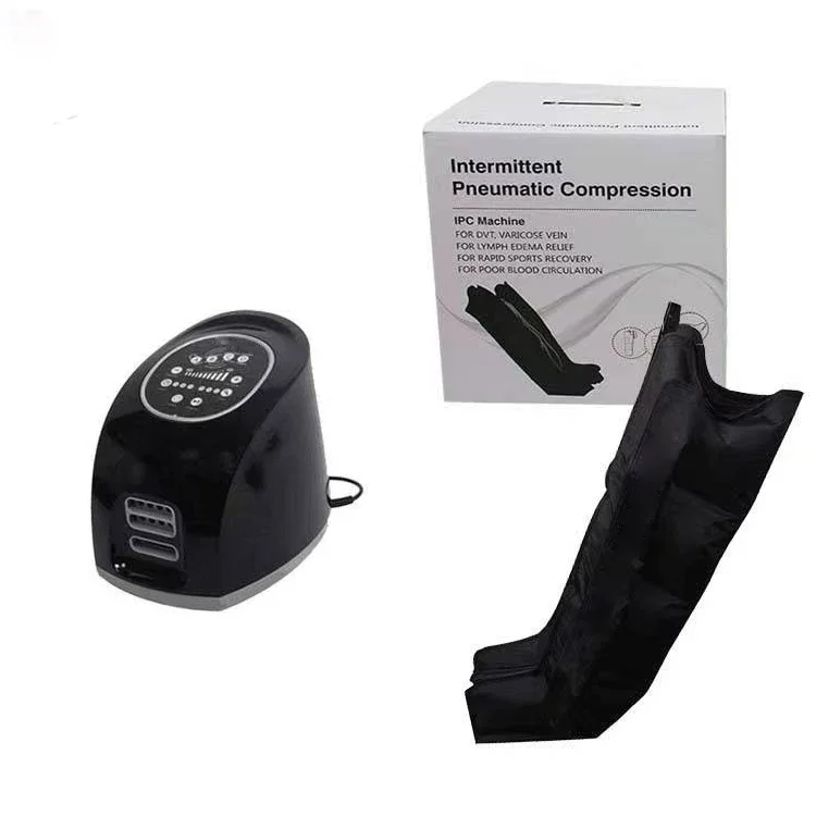 Sports Recovery Therapy System Air Compression Boots Blood Circulator Foot Leg Massager Machine for Sports Recovery Massage