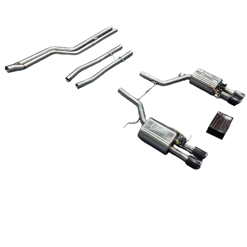 

Спортивная выхлопная система с клапаном для повышения мощности и агрессивного звука, система выхлопа F10 для гонок