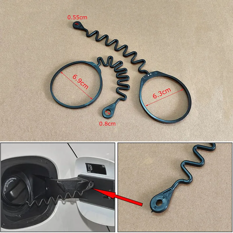 Auto Tankdeckel Band Kabel Für Volvo S80 S60 S40 S60L XC60 XC90 V40 C30 C70 V70 Zubehör Auto Styling – Detail 1
