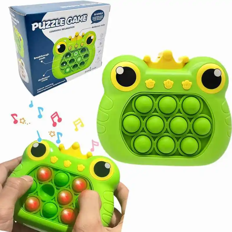 Pop Quick Push Bubbles Game Console Series Toys Funny Whac-A-Mole Toys for Kids Boys and Girls Adult Fidget Anti Stress Toys