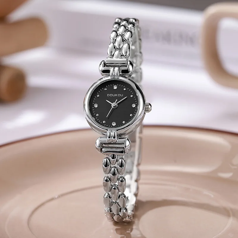Famous Brand Women Watch Luxury Small Dial Gold Watch Dropshipping Bracelct Strap Quartz Wristwatches Clock Female Dropshipping image 4