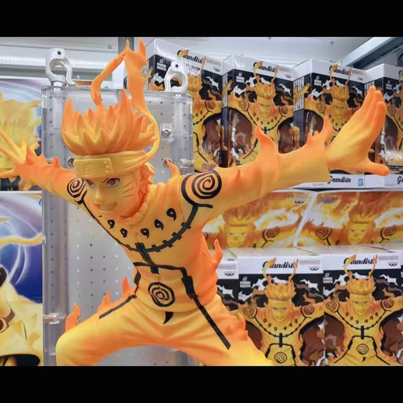

Genuine Original Bandai Banpresto Naruto Shippuden Grandista Uzumaki Naruto-II Anime Figure Model Collector Figurine Toys Gift