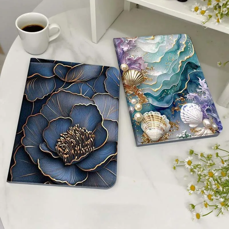 

Luxury Flower Texture For Xiaoxin Lenovo Tab Pad K11 K10 M10 P11 3rd Plus Pro Legion Y700 Y900 Gen4 2 Tablet Case Gift