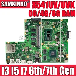 SAMXINNO X541UV placa-mãe para laptop ASUS X541UJ X541UVK X541U F541U A541U painel principal I3 I5 I7 CPU GT920M 4GB/8GB-RAM MAINBOARD