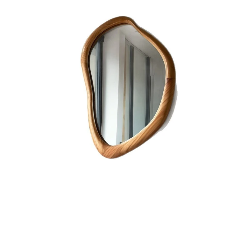 

Medieval style mango special-shaped wall mounted wall decorative mirror home bedroom dresser dressing mirror