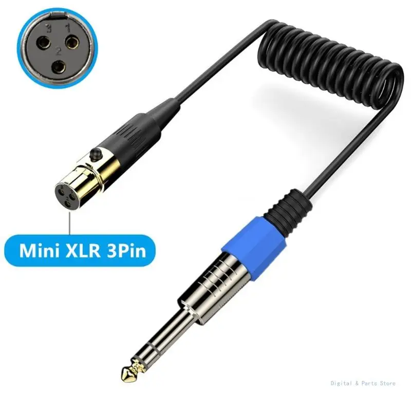 M17F Sound Mixer Accessory 3.5mm to Female Unbalanced Cable 3.5mm Stereo to Female Cable Simple Use for Smartphones