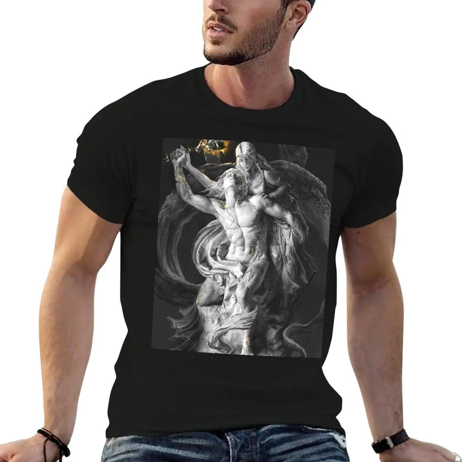 

Let us be shattered T-Shirt man t shirt cotton high quality t shirts designer T-Shirt