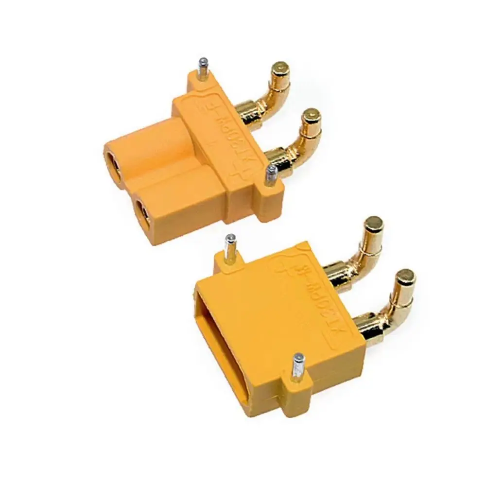15A Continuous Gold Plated Pin XT30PW Connector Low Resistance PA Insulation Housing PCB Mount Plug 2Pin Connector FPV Aircraft