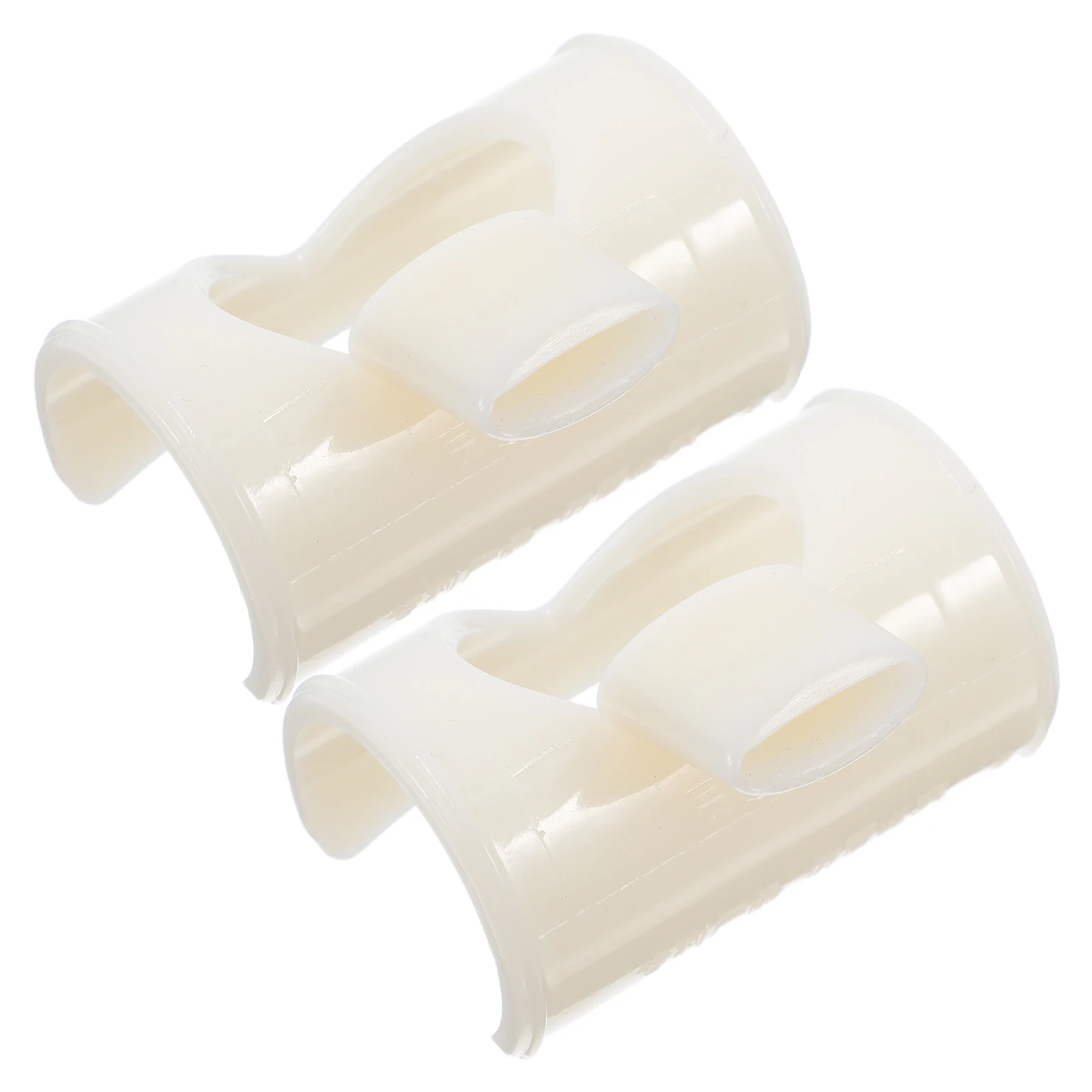 

2 Pcs Flute Mouthpiece Blowing Helper Chinese Flutes Clip on Wind Training Device Practice Tools Director Beige Blower Aid