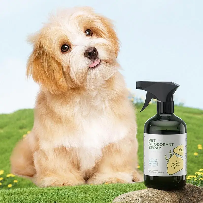 Dog Deodorizing Spray 500 Ml Odor Removal Air Freshener Spray Natural Pooph Odor Eliminator Spray For Dogs Odor Eliminating Spra