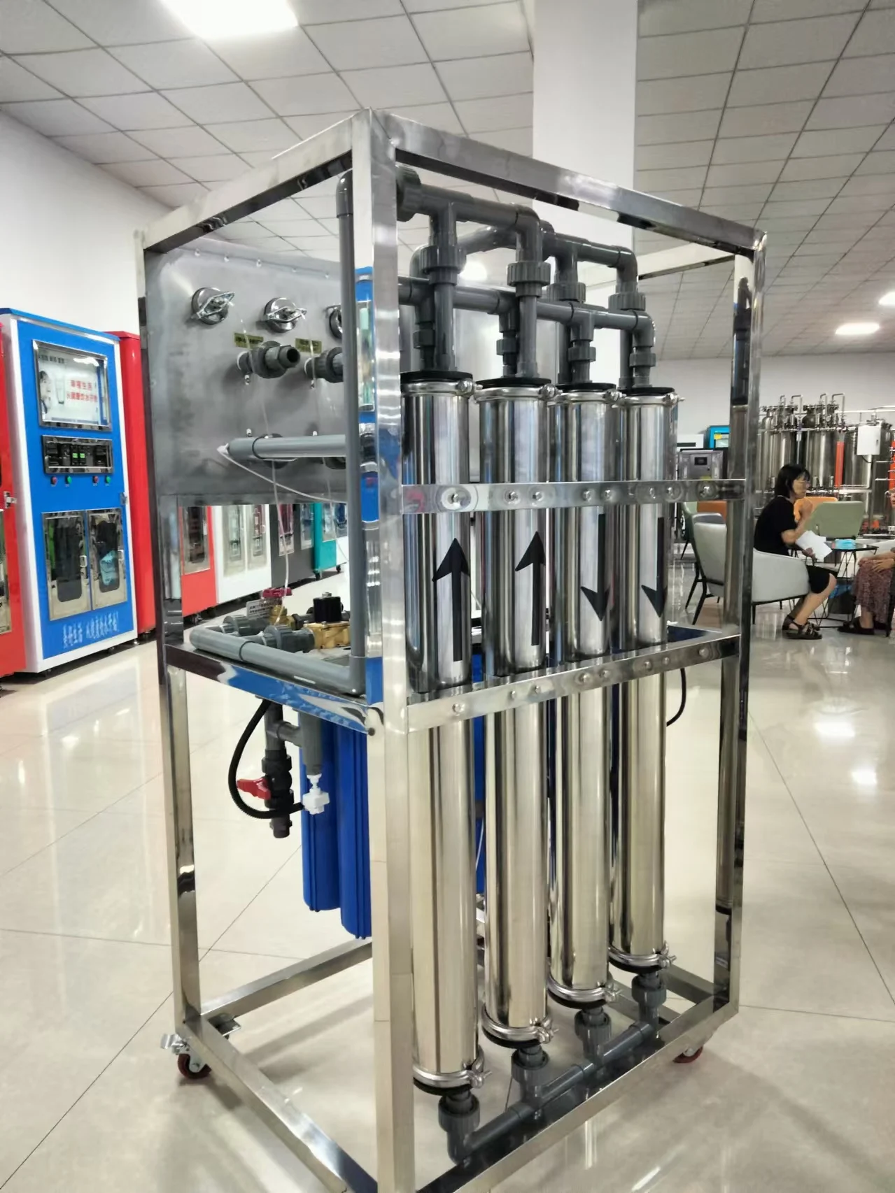 Water Filter Water Purified System Commercial Reverse Osmosis RO 1000LPH