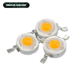 3W Watt LED Power 6-7V LED Light Diode 500mA 100PCS LED Bulb Chip On torcia lampade luci RGB LED KIT fai da te