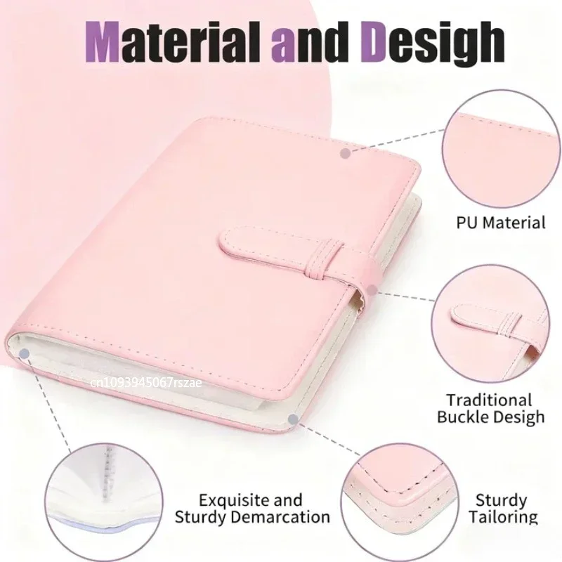 1/2/3pcs Photo Album Film Camera 108 Pockets 3 Inch Photo Paper for Kpop Idol PU Leather Storage Case Stamp Collection Books