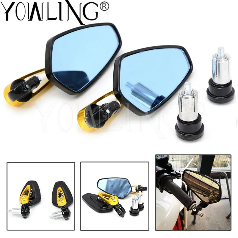 

Universal motorcycle Scooter Rearview Mirrors for yamaha YZF R125 R15 R25 r 125 15 25 mt-07 mt-09 mt 07 09 MT-09 FZ07 FZ09