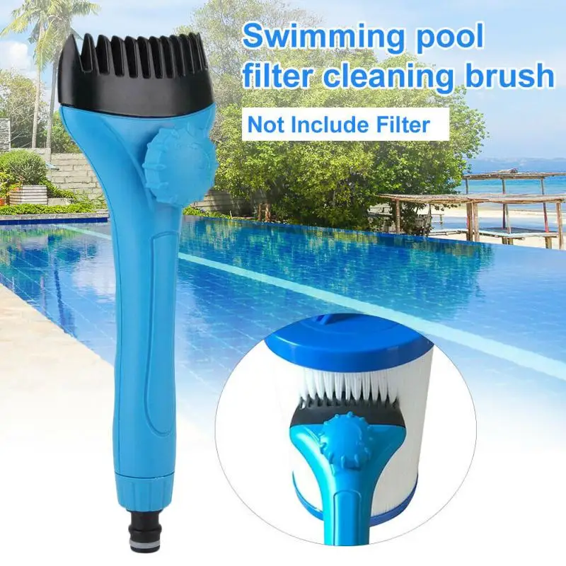 Swimming Pool Cartridge Cleaner Debris Wand Life Tub Filter Comb Super Cleaner For Bathtub Spa Water Hand Held Cleaning Brush