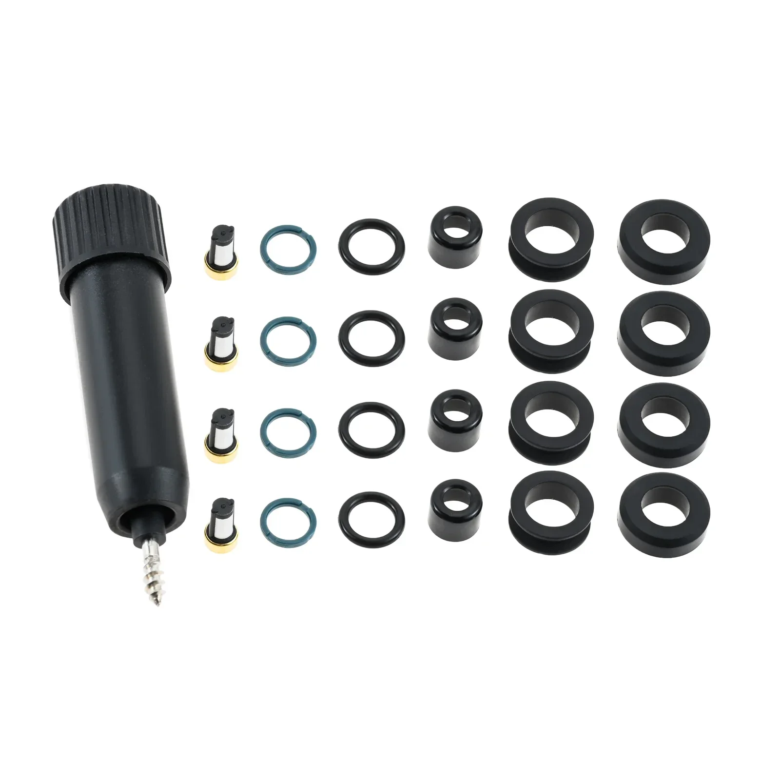 

4 комплекта резиновых автомобильных топливных форсунок, ремонтный комплект уплотнений для Toyota Matrix/Corolla Pontiac Vibe 232090 D050 2320922090 88973523 FJ847